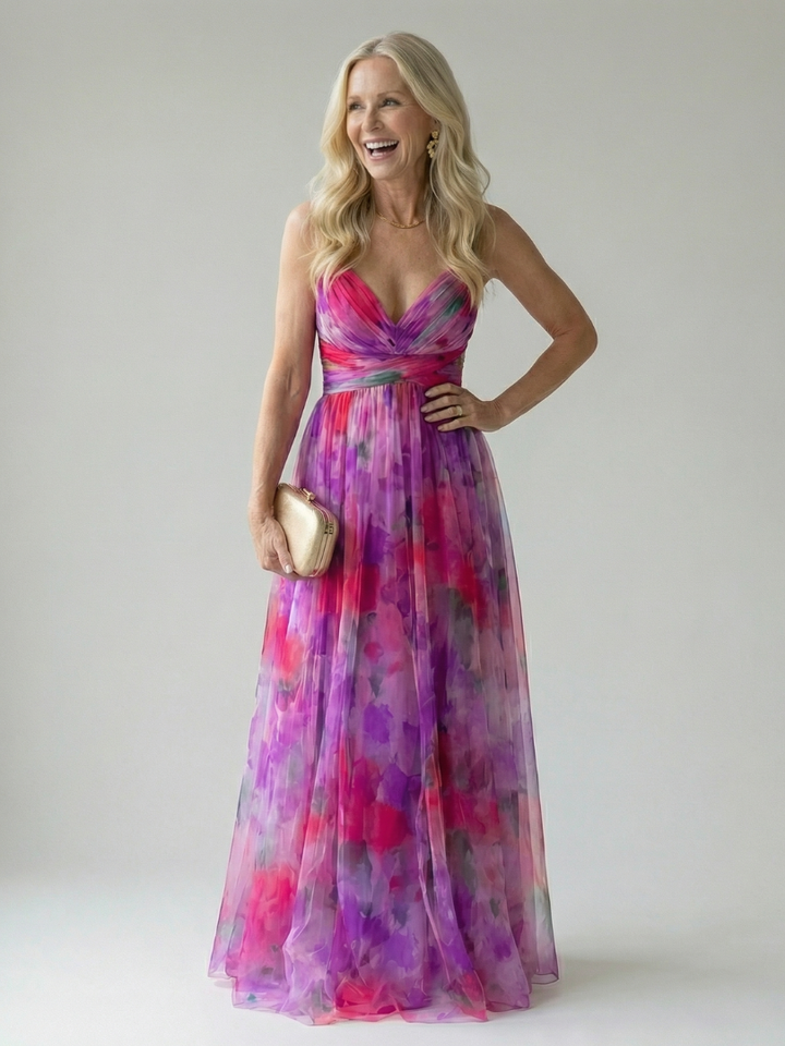 Violet | Soft Wrap Maxi Dress
