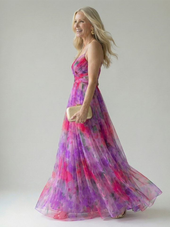 Violet | Soft Wrap Maxi Dress