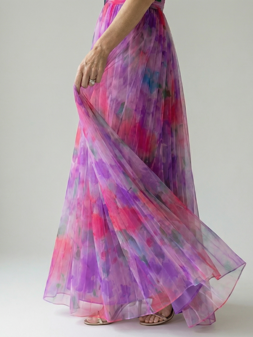 Violet | Soft Wrap Maxi Dress
