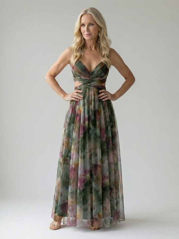 Violet | Soft Wrap Maxi Dress