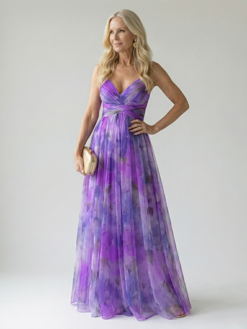 Violet | Soft Wrap Maxi Dress