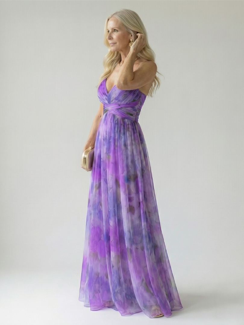 Violet | Soft Wrap Maxi Dress