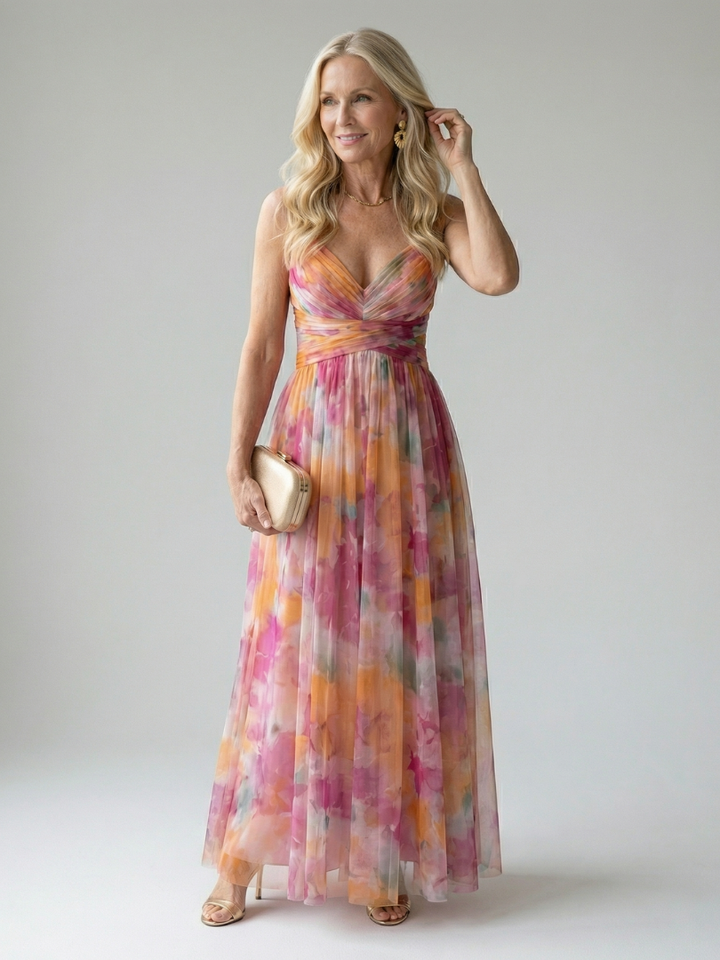 Violet | Soft Wrap Maxi Dress