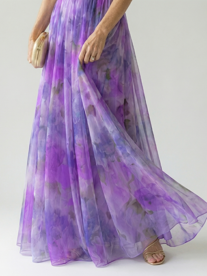 Violet | Soft Wrap Maxi Dress