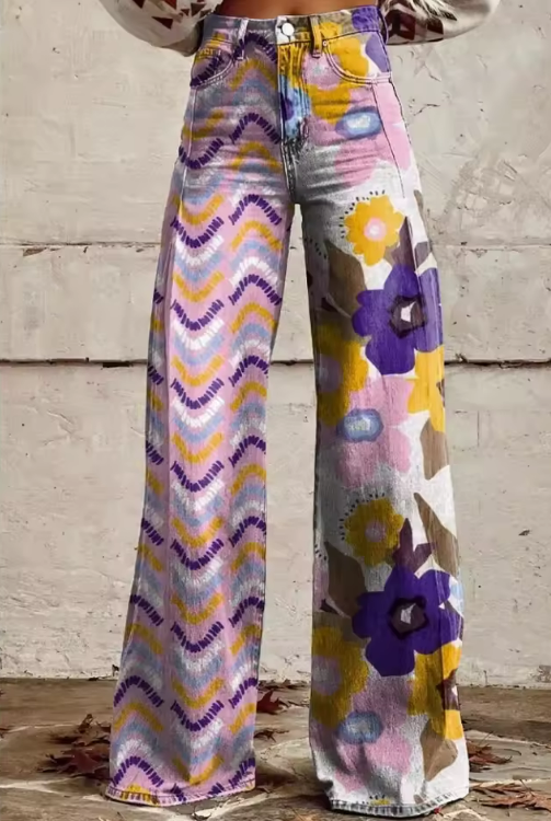 Isadora - Floral Summer Pants