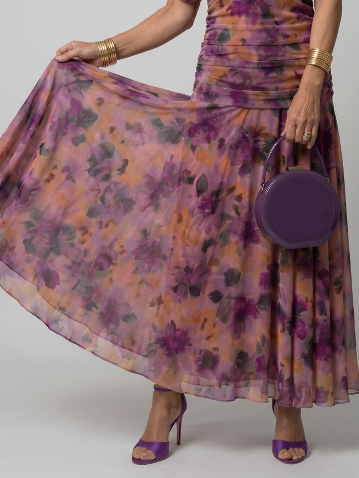 Jane | Off Shoulder Flow Midi Dress