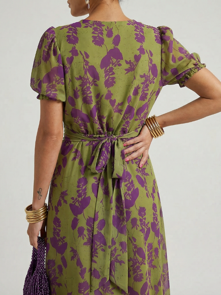 Ella | Relaxed Floral Midi Dress