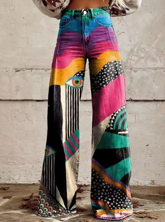 Talia - Bohemian Flare Pants