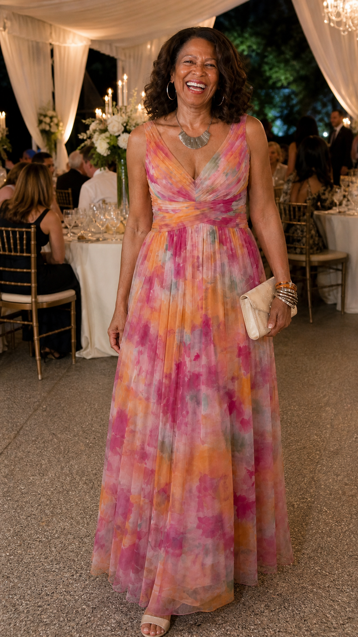 Violet | Soft Wrap Maxi Dress