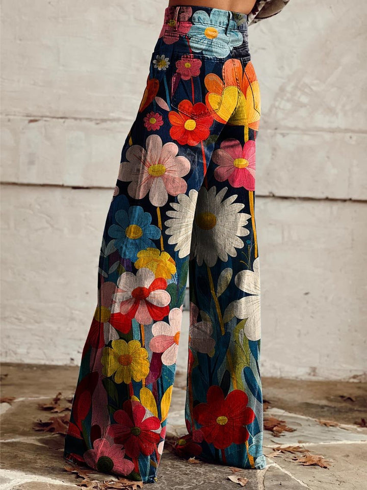 Léna - Joyful Floral Pants